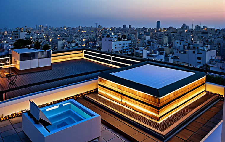 Prompt 1: Tel Aviv Rooftop Evening**