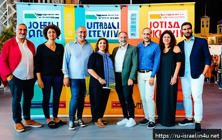 이스라엘 현대 문학의 대표 작가 - A diverse group of Israeli writers gathered in a modern literary festival setting in Tel Aviv, featu...